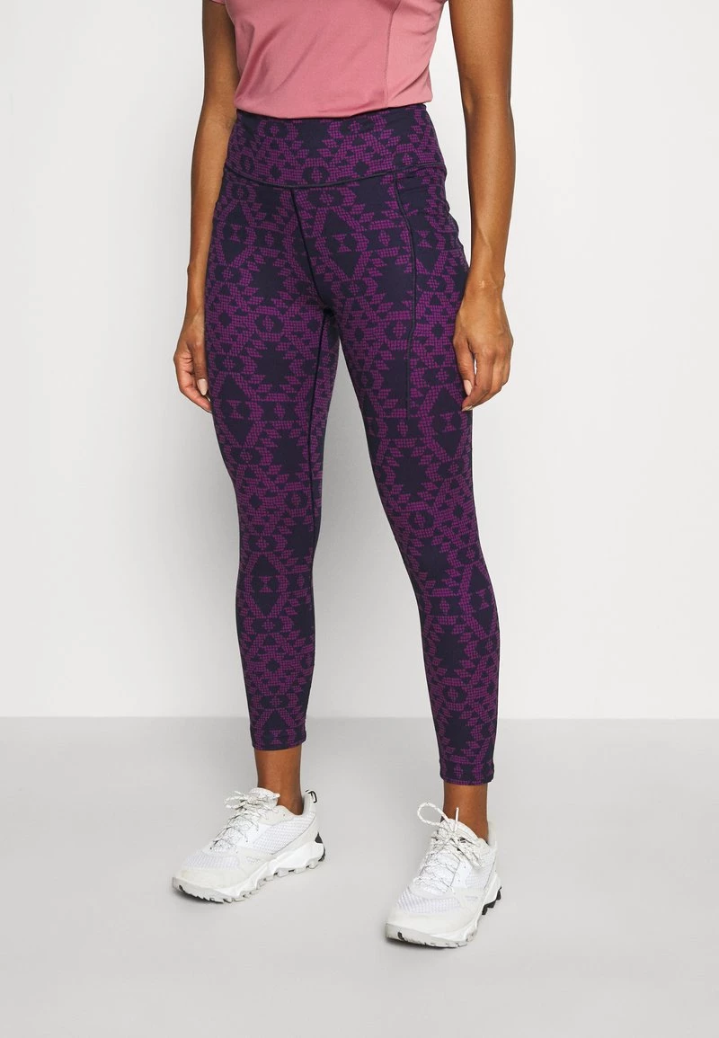 Columbia Mujer WEEKEND ADVENTURE LEGGING - Medias - Plum 1 Columbia Mujer WEEKEND ADVENTURE LEGGING - Medias - Plum