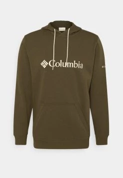 Columbia Hombre BASIC LOGO™ II HOODIE - Jersey Con Capucha - Olive Green/ancient Fossil