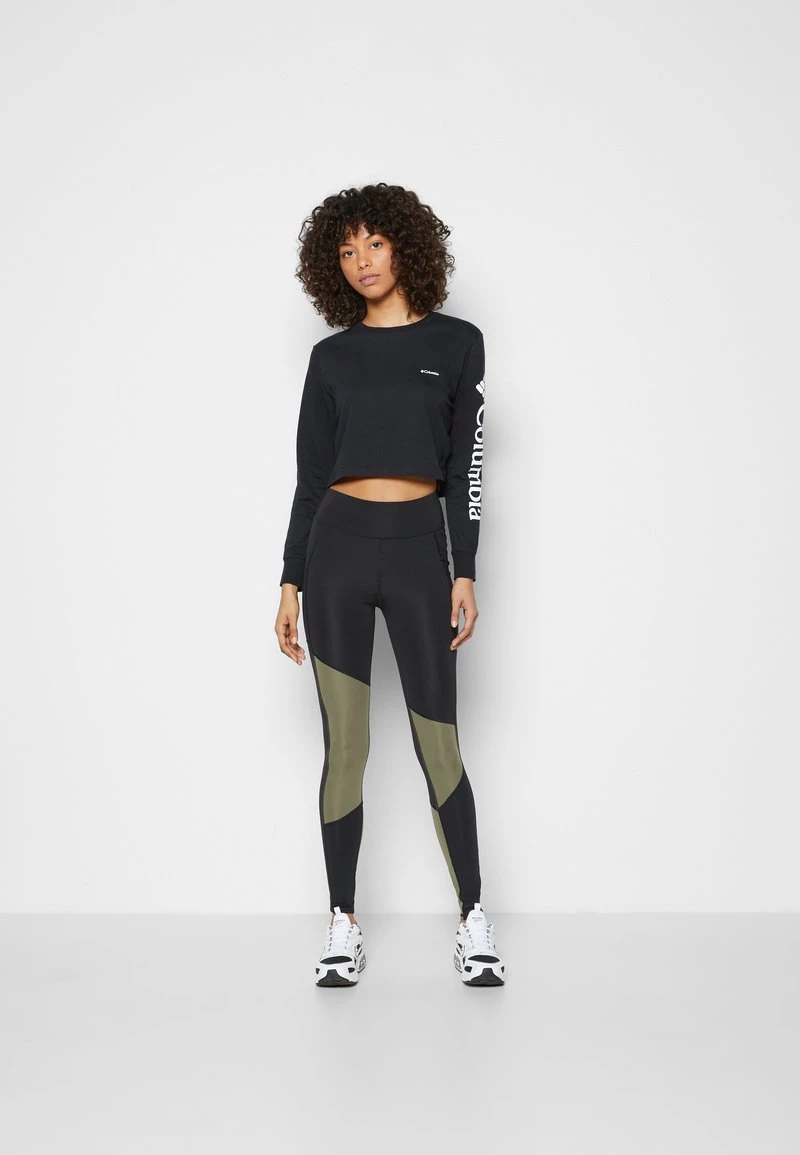 Columbia Mujer NORTH CASCADES LONG SLEEVE CROPPED TEE - Camiseta De Manga Larga - Black/white 5 Columbia Mujer NORTH CASCADES LONG SLEEVE CROPPED TEE - Camiseta De Manga Larga - Black/white - Imagen 5