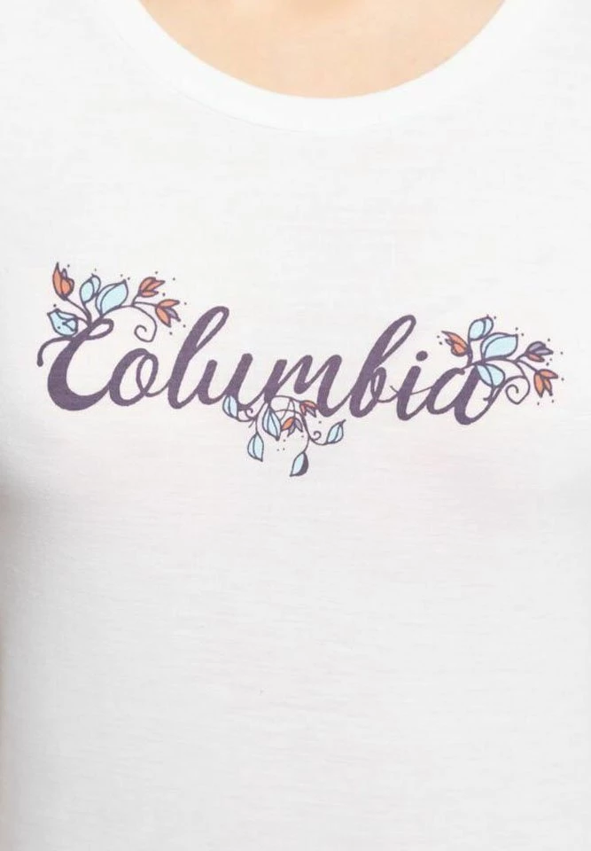Columbia Mujer Camiseta Estampada - White 4 Columbia Mujer Camiseta Estampada - White - Imagen 4