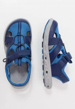 Columbia Unisexo CHILDREN TECHSUN WAVE UNISEX - Sandalias De Senderismo - Cousteau/deep Yellow