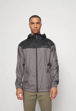 Columbia Hombre FLASH CHALLENGER™ NOVELTY - Chaqueta Outdoor - City Grey/black