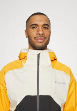 Columbia Hombre RAIN SCAPE JACKET - Impermeable - Chalk/mango/shark 9 Columbia Hombre RAIN SCAPE JACKET - Impermeable - Chalk/mango/shark -Columbia Tienda De Ventas 11012453d68146bcb800937ba5ecf7e8