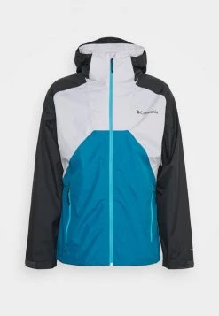 Columbia Hombre RAIN SCAPE JACKET - Impermeable - Grey Shark/deep Marine -Columbia Tienda De Ventas 11400cb8b3bb433fa7eaf372f10b7404