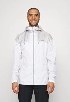 Columbia Hombre FLASH CHALLENGER™ - Cortaviento - White/nimbus Grey
