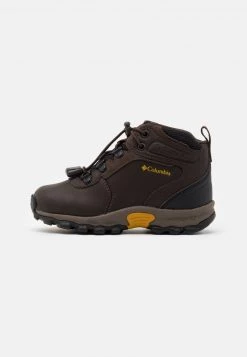 Columbia Unisexo CHILDRENS NEWTON RIDGE UNISEX - Zapatillas De Senderismo - Cordovan/golden Yellow