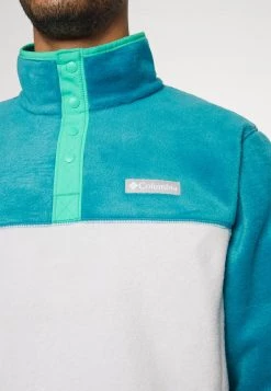 Columbia Hombre STEENS MOUNTAIN HALF SNAP - Forro Polar - Nimbus Grey/deep Marine/electric Turquoise -Columbia Tienda De Ventas 14a4eb067ba14939ac0d9df63a2d4e3b