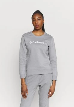 Columbia Mujer LOGO CREW - Sudadera - Monument Heather