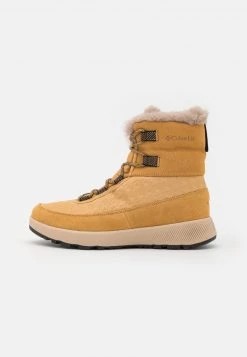Columbia Mujer SLOPESIDE PEAK LUXE - Botas Para La Nieve - Curry/black