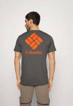 Columbia Hombre TECH TRAIL GRAPHIC TEE - Camiseta Estampada - Shark Heather -Columbia Tienda De Ventas 1a089d8e77024eca8558d690dd4bd6fa