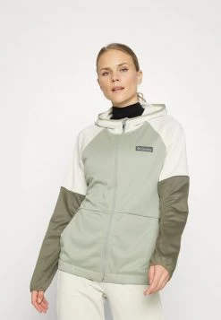 Columbia Mujer WINDGATES - Forro Polar - Safari/chalk/stone Green