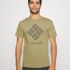 Columbia Hombre BASIC LOGO™ SHORT SLEEVE - Camiseta Estampada - Savory