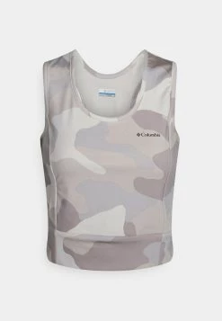Columbia Mujer WINDGATES™ CROPPED TANK - Camiseta Deportiva - Chalk Mod