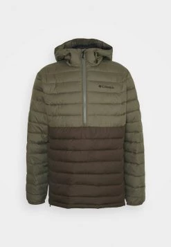 Columbia Hombre POWDER LITE™ ANORAK - Chaqueta De Invierno - Olive Green/stone Green