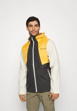 Columbia Hombre INNER LIMITS JACKET - Impermeable - Shark/chalk/mango