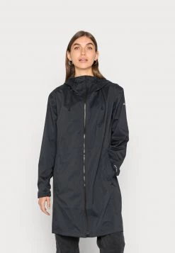 Columbia Mujer WEEKEND ADVENTURE™ LONG SHELL - Chaqueta Fina - Black
