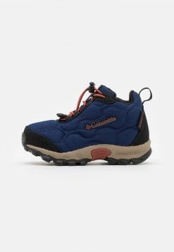 Columbia Unisexo CHILDRENS FIRECAMP MID 2 WP UNISEX - Zapatillas De Senderismo - Blue Shadow