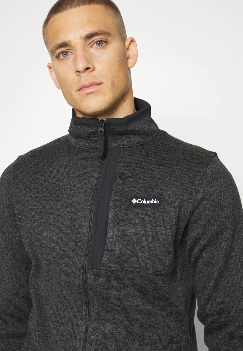 Columbia Hombre SWEATER WEATHER™ FULL ZIP - Forro Polar - Black Heather 7 Columbia Hombre SWEATER WEATHER™ FULL ZIP - Forro Polar - Black Heather - Imagen 7