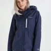 Columbia Mujer POURING ADVENTURE JACKET - Chaqueta Hard Shell - Dark Blue