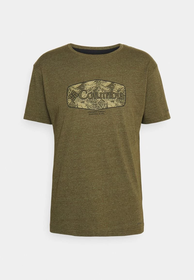 Columbia Hombre THISTLETOWN HILLS GRAPHIC SHORT SLEEVE - Camiseta Estampada - Olive Green Heather 5 Columbia Hombre THISTLETOWN HILLS GRAPHIC SHORT SLEEVE - Camiseta Estampada - Olive Green Heather - Imagen 5