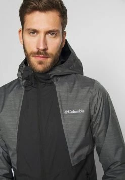 Columbia Hombre INNER LIMITS JACKET - Impermeable - Black/graphite Heather -Columbia Tienda De Ventas 37a730ba7ff64b84aeeb76eaa5a07326