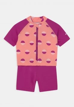 Columbia Unisexo SANDY SHORES™ SUNGUARD SUIT UNISEX - Bañador - Coral Reef Sundaze/wild Fuchsia