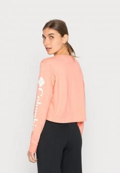 Columbia Mujer NORTH CASCADES LONG SLEEVE CROPPED TEE - Camiseta De Manga Larga - Coral Reef/white -Columbia Tienda De Ventas 3889d6283a564f998eb50c6e9939978a