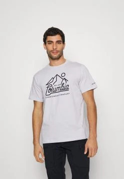 Columbia Hombre SEASONAL LOGO TEE - Camiseta Estampada - Nimbus Grey