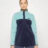 Columbia Mujer BENTON SPRINGS SNAP - Forro Polar - Dark Nocturnal/sea Wave