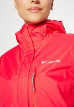 Columbia Mujer POURING ADVENTURE JACKET - Chaqueta Hard Shell - Red Hibiscus -Columbia Tienda De Ventas 4183f80a48034b89b3a9bc56498df9f9