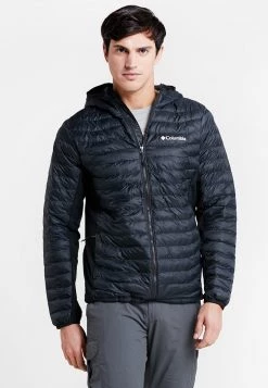 Columbia Hombre POWDER PASS™ HOODED JACKET - Chaqueta Outdoor - Black