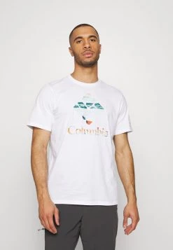 Columbia Hombre RAPID RIDGE™ GRAPHIC TEE - Camiseta Estampada - White