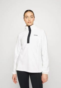 Columbia Mujer BENTON SPRINGS SNAP - Forro Polar - Sea Salt/black