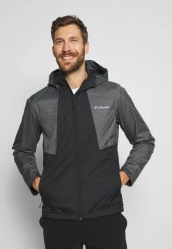 Columbia Hombre INNER LIMITS JACKET - Impermeable - Black/graphite Heather