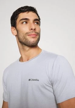 Hombre TECH TRAIL GRAPHIC TEE - Camiseta Estampada - Columbia Grey Heather -Columbia Tienda De Ventas 5a6aa01675804559bed76c8b33bd200a