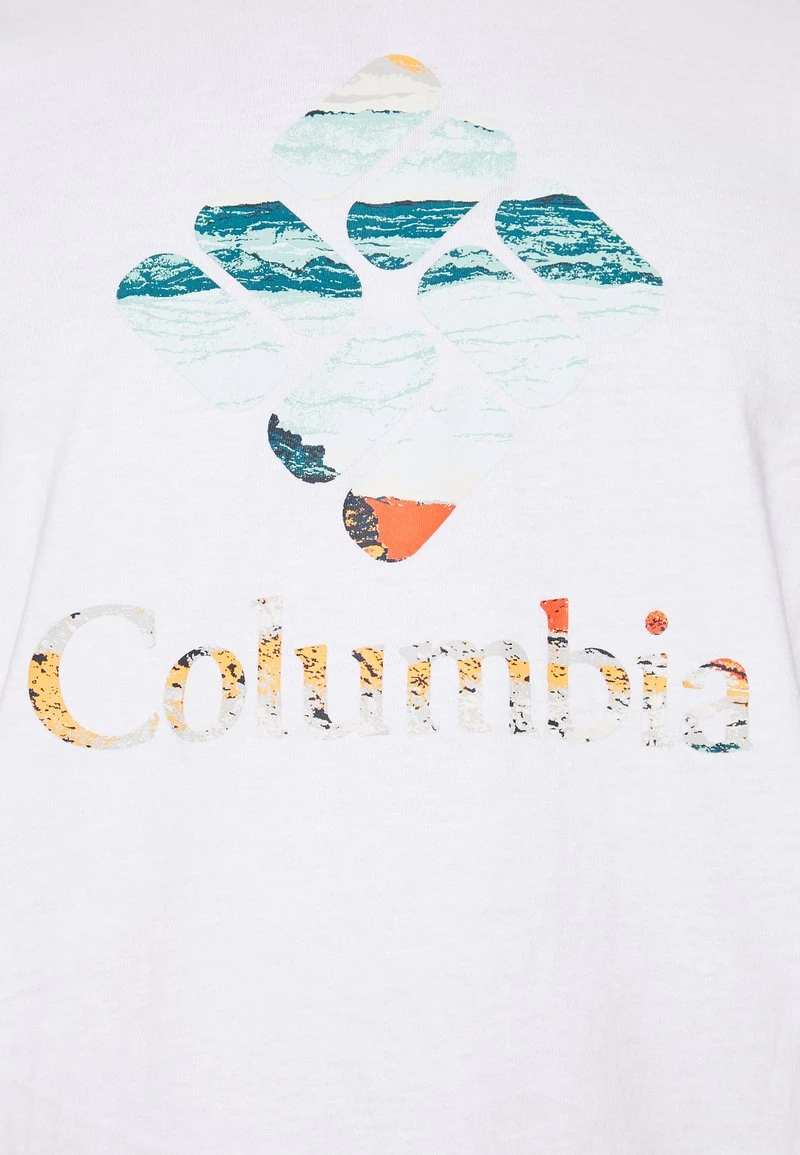 Columbia Hombre RAPID RIDGE™ GRAPHIC TEE - Camiseta Estampada - White 6 Columbia Hombre RAPID RIDGE™ GRAPHIC TEE - Camiseta Estampada - White - Imagen 6
