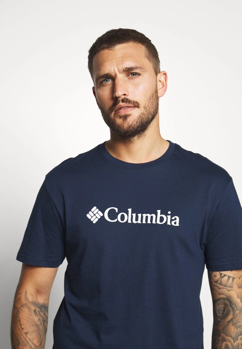 Columbia Hombre BASIC LOGO SHORT SLEEVE - Camiseta Estampada - Collegiate Navy/white 5 Columbia Hombre BASIC LOGO SHORT SLEEVE - Camiseta Estampada - Collegiate Navy/white - Imagen 5