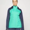 Columbia Mujer INNER LIMITS JACKET - Chaqueta Hard Shell - Electric Turquoise/nocturnal