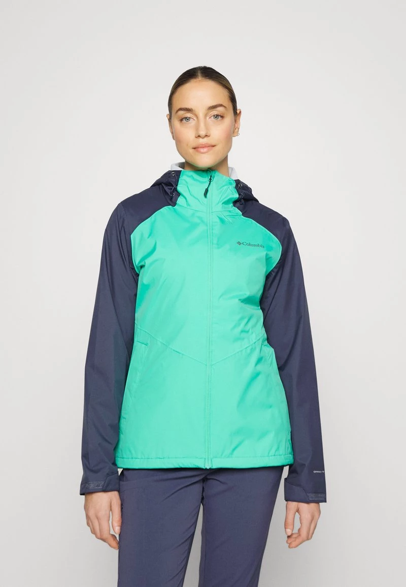 Columbia Mujer INNER LIMITS JACKET - Chaqueta Hard Shell - Electric Turquoise/nocturnal 1 Columbia Mujer INNER LIMITS JACKET - Chaqueta Hard Shell - Electric Turquoise/nocturnal