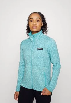 Columbia Mujer WEATHER™ FULL ZIP - Forro Polar - Sea Wave Heather