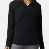 Columbia Mujer GLACIAL 1/2 ZIP - Forro Polar - Black Dotty Flo