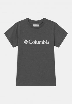 Columbia Unisexo BASIC LOGO YOUTH UNISEX - Camiseta Estampada - Shark Heather