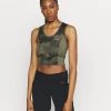 Columbia Mujer WINDGATES™ CROPPED TANK - Camiseta Deportiva - Stone Green
