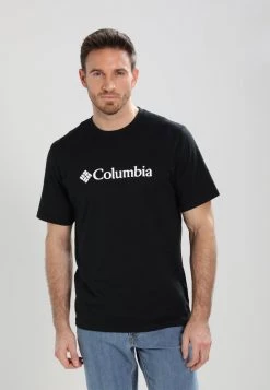 Columbia Hombre BASIC LOGO™ SHORT SLEEVE - Camiseta Estampada - Black
