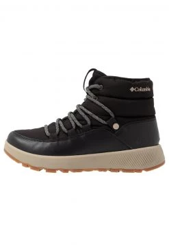 Columbia Mujer SLOPESIDE VILLAGE OMNI HEAT MID - Botas Para La Nieve - Black/silver Sage