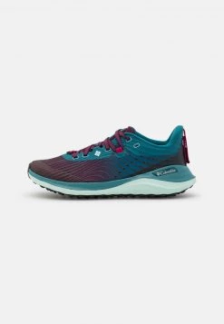 Columbia Mujer ESCAPE ASCENT - Zapatillas De Trail Running - Marionberry/deep Water