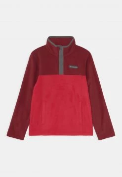 Columbia Unisexo STEENS 1/4 SNAP UNISEX - Forro Polar - Mountain Red/red Jasper