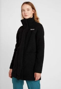 Columbia Mujer PANORAMA™ LONG JACKET - Forro Polar - Black