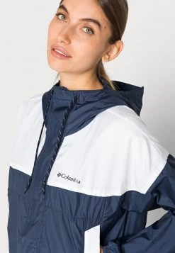 Columbia Mujer FLASH CHALLENGER CROPPED - Chaqueta Fina - Nocturnal/white -Columbia Tienda De Ventas 7cbb729351a64dccb3fe1d9cc803e1d6