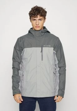 Columbia Hombre POURING ADVENTURE™ II JACKET - Chaqueta Hard Shell - City Grey